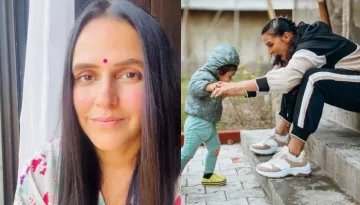 Neha Dhupia Reveals What Her Baby Girl, Mehr Dhupia Bedi Did After Seeing Her Mom's Injured Thumb
