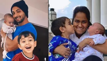 Aayush Sharma And Arpita Khan Sharma's Son, Ahil Kissing His Sister Ayat Gives Major Sibling Goals