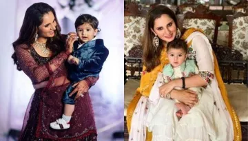 Izhaan Mirza Malik Twins With His 'Amma', Sania Mirza In White To Celebrate Eid With His Family