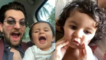 Neil Nitin Mukesh Shares A Cute Video Of His Baby Doll, Nurvi, Wondering Why Dadda Loves Her Cheeks
