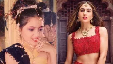 Sara Ali Khan Shares An Adorable Then-And-Now Picture Wearing 'Hijab' On The Occasion Of Eid