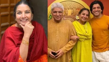 Shabana Azmi Proves Her Husband Javed Akhtar And Her Step-Son, Farhan Akhtar Are Two 'Peas In A Pod'