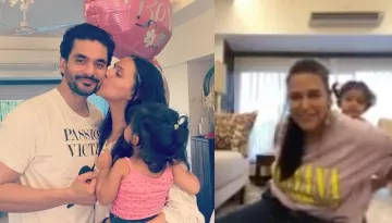 Neha Dhupia's Daughter, Mehr Interrupts Her In The Middle Of 'Roadies' Audition, Calls Her For Play