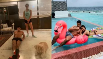 Sara Ali Khan And Ibrahim Ali Khan 'Squat' And 'Sweat' Away Their Lockdown Blues [Video Inside]