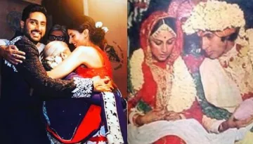 Abhishek And Shweta Unveil Two Moods Of Amitabh Bachchan And Jaya Bachchan On Their 47th Anniversary