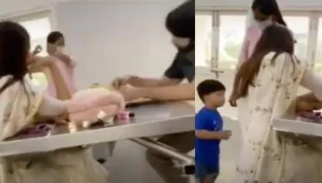 Shahid Kapoor Enjoys A Meal In Beas As Mira Kapoor Keeps An Eye On Misha, Zain Who're Running Around