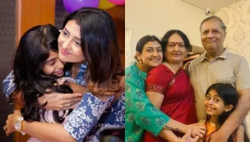 Juhi Parmar Throws A Surprise Party On Her Parents' Wedding Anniversary With Daughter, Samairra
