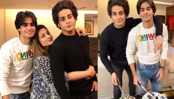 Urvashi Dholakia Celebrates Her Twins, Kshitij Dholakia And Sagar Dholakia's 25th Birthday At Home
