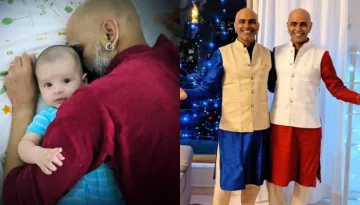 Raghu Ram's Son, Rhythm's Clueless Expressions On Seeing His Father's Identical Twin, Rajiv Are Fun