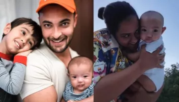 Aayush Sharma Is Enjoying Pool Time With Wife, Arpita Khan Sharma And Kids At His Hometown In Mandi