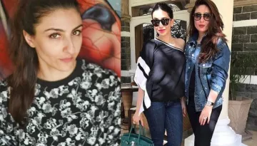 Soha Ali Khan Shares A Throwback Picture With Karisma Kapoor Who Twins With Sis, Kareena Kapoor Khan