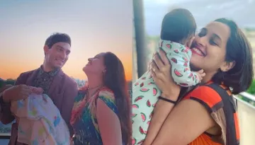 Shweta Pandit Takes Her Daughter, Izana For A Walk, Mommy-Daughter Duo Enjoys Nature's Beauty