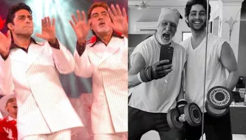 Amitabh Bachchan Shares A Rare Picture With Son, Abhishek Bachchan With Grandson, Agastya