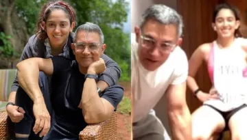 Aamir Khan Crashes His Daughter, Ira Khan's Live Workout Video And Gives A Sweet Surprise