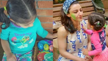 Inaaya Naumi Kemmu Jumps In 'Muddy Puddles' Wearing The Cutest Raincoat And Matching Boots