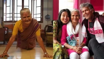 Milind Soman's 81-Year-Old Mother, Usha Soman Celebrated Her Birthday Doing 15 Push-Ups [VIDEO]