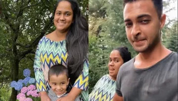 Arpita Khan Sharma Enjoys Walk In The Orchard With Fam-Bam, Father-In-Law Surprises Her With Bouquet