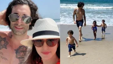 Sunny Leone And Daniel Weber Spend 'Perfect Morning' With 'Nuggets', Nisha, Asher And Noah At Beach