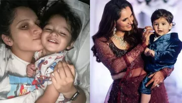 Sania Mirza's Son, Izhaan Looks Cute In White 'Kurta-Pyjama', Shares His Mom's Advise For Him