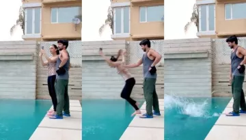 Gautam Gupta Pranks His Wife, Smriti Khanna And Pushes Her In The Pool, She Demands A New Phone