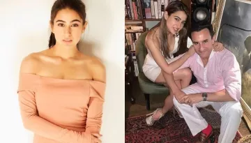 Sara Ali Khan Shares A Childhood Picture With Her 'Abba', Saif Ali Khan, Calls Him Mickey Mouse