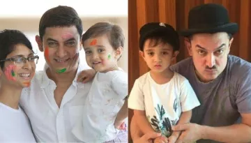 Aamir Khan's Son, Azad Rao Khan Looks Exactly Like Him In Every Expression, Proves A Photo Collage