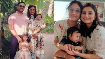 Dimpy Ganguly's Daughter, Reanna Plays With Her Brother, Aryaan, Enjoying Their Nani's Lap [VIDEO]