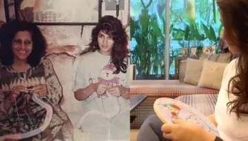 Twinkle Khanna Recalls Her Nani's Advice From Childhood Days As She Embroiders Frida Kahlo Portrait