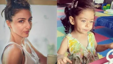 Inaaya Naumi Kemmu Is Back To Her DIY Artwork As Mommy, Soha Ali Khan Turns Paparazzi  For Her