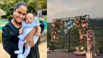 Arpita Khan Sharma Twins With Her 8-Month-Old Daughter, Ayat Sharma In Florals On Her 31st Birthday