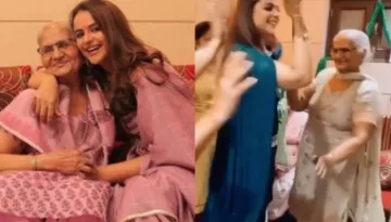 'Diya Aur Baati Hum' Fame Prachi Tehlan's Unqiue Mehendi Outfit, Her Dance With Nani Steals The Show
