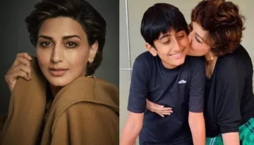 Sonali Bendre Borrows Her Son, Ranveer Behl's Shoes, Refuses To Give It Back