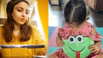 Soha Ali Khan Captures Her Daughter, Inaaya Naumi Kemmu Admiring Her Own Artwork