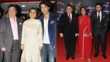 Ranbir And Rishi Kapoor Stare Blankly At Neetu Kapoor In This Rare Unseen Picture From A Hawan