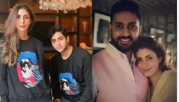 Shweta Bachchan Nanda Gives A Savage Reply To Son, Agastya As He Welcomes Mamu, Abhishek Home