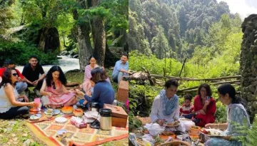 Kangana Ranaut Enjoys A Traditional 'Pahadi' Meal With Her Family In A Small Get Together In Manali