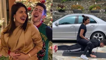Priyanka Chopra Jonas' Photo Sitting On Hubby, Nick Jonas' Back Receives A Hilarious Meme Makeover