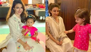 Soha Ali Khan's Little Daughter, Inaaya Makes Colourful Lord Ganesha To Celebrate Ganesh Chaturthi