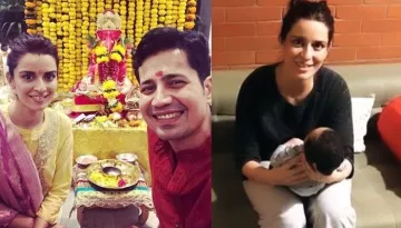 Ekta Kaul Celebrates Her Son, Ved Vyas' First Ganesh Chaturthi At Home With The Kaul Clan [Pictures]
