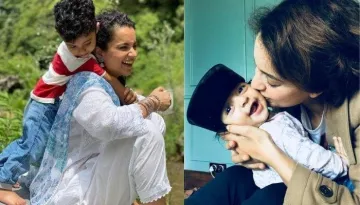 Kangana Ranaut Shares A Photo From Play Session With Nephew, Prithvi, His Goofy Expressions Are Gold