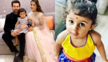 Neil Nitin Mukesh's Daughter, Nurvi Wears Her First Saree For Ganesh Puja, Dances On A Marathi Aarti