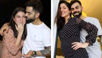 Anushka-Virat Celebrate Their Baby Announcement With Team RCB, Her Baby Bump Makes Her Glow [Video]