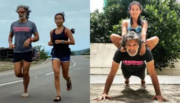 Milind Soman Lauds Wife, Ankita Konwar For Running 29 KM On 29th Birthday, Shares Celebration Pics