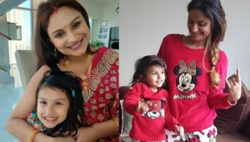 Dimpy Ganguly Shares Cutesy Picture Of Her Daughter, Reanna Going To The 'Big School' Amid COVID-19