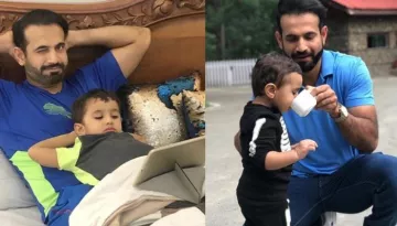 Irfan Pathan Gives A Glimpse Of Son, Imran's Love For Pizza, Shares A Droolworthy Picture Of His Boy