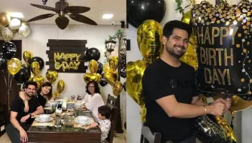 Nisha Rawal Twins And Stuns In Black With Karan Mehra For Her Hubby Cheeks' Birthday Eve Celebration