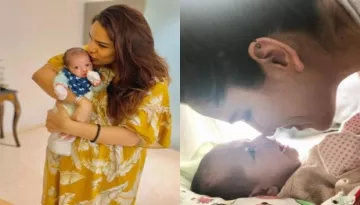 Shikha Singh's Little Baby Girl, Alayna Turns Three-Months-Old, Mommy Says She's Got Dad's Smirk
