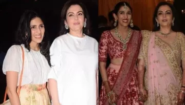 Nita Ambani Twins With Her Bahu, Shloka Mehta In Hues Of Green For Shrimad Bhagwat Saptah At Antilia