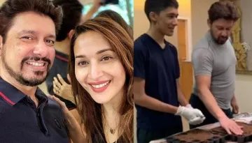 Madhuri Dixit Nene Sets Up Her Kitchen Garden With Her Hubby, Shriram Nene And Kids