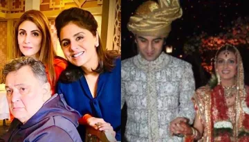 Unseen Photo Of Rishi Kapoor, Neetu Kapoor And Ranbir Kapoor Post Riddhima Kapoor's Chooda Ceremony